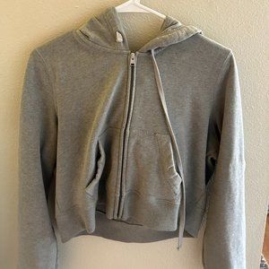 Hollister Gray Cropped Jacket